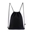 thumbnail image 1 of HLONK Cotton Canvas Drawstring Backpack Gym Sack Pack Cinch String Sport Backpack Bag, 1 of 8