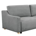 thumbnail image 6 of Serta Giles Modern Style Convertible Sofa, Gray Fabric, 6 of 9