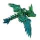 thumbnail image 3 of Dragón alado articulado impreso en 3D Articulaciones flexibles Figura de acción Dragón volador Verde, 3 of 9