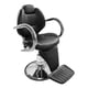 thumbnail image 1 of Silla de Barbería Nanofort Negra y Plata Piston Hidraulico mkz-bx2668b, 1 of 4