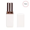 thumbnail image 1 of Khall 10pcs Shape White Four Leaf Clover DIY Empty Lipstick Tube Lipstick Making Tools, Lipstick Making Tube, Lipstick Making Mold, 1 of 7