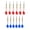 Red and Blue, variant on BESTSKY 12Pcs Darts,Stable Flight Steel Tip Darts,Family Fun Dart Flights,Mixed Colors
