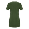 thumbnail image 5 of RT5YKing Robe Décontractée Mode Printemps Été Jour de l'Indépendance Manches Courtes Col Rond Mi-Mollet Robes pour Femmes 2023, 5 of 5