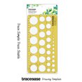 thumbnail image 3 of Traceease Geometric Drafting Circle Molded Template Drawing Stencil, Designing Template Measuring Ruler, 3 of 6