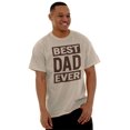 thumbnail image 4 of Cool Best Dad Ever Father's Day Men's Big & Tall Crewneck Graphic Tee Brisco Brands 2X, 4 of 5