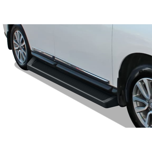 APS Black iRunning Boards Fit 13-19 Nissan Pathfinder No Platinum Rocker Mount