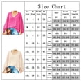 thumbnail image 2 of Askfv Womens Casual Shirts Pullover Tops Oversized V Neck Balloon Sleeve Loose Sweatshirts Blouses, 2 of 5