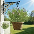 thumbnail image 3 of Bwiyojiz Home Decoration Other Count 5pcs Fake Flowers Green Plants Persian Leaves Butterflies Decorations Flower Arrangements Artificial Lies Bundles Living Rooms Bedrooms Vases, Gifts for Family, 3 of 6