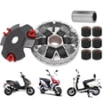 thumbnail image 4 of Engine Variator Set, Red Slides Copper Core Roller Hardening Ramp Plate Wear Resistant Heat Dissipation High Performance Variator Kit  For Maintenance, 4 of 8