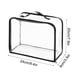 thumbnail image 1 of Bolsa de almacenamiento plegable transparente para ropa y viajes | Organizador de tela plástica duradera con asa reforzada, 1 of 3