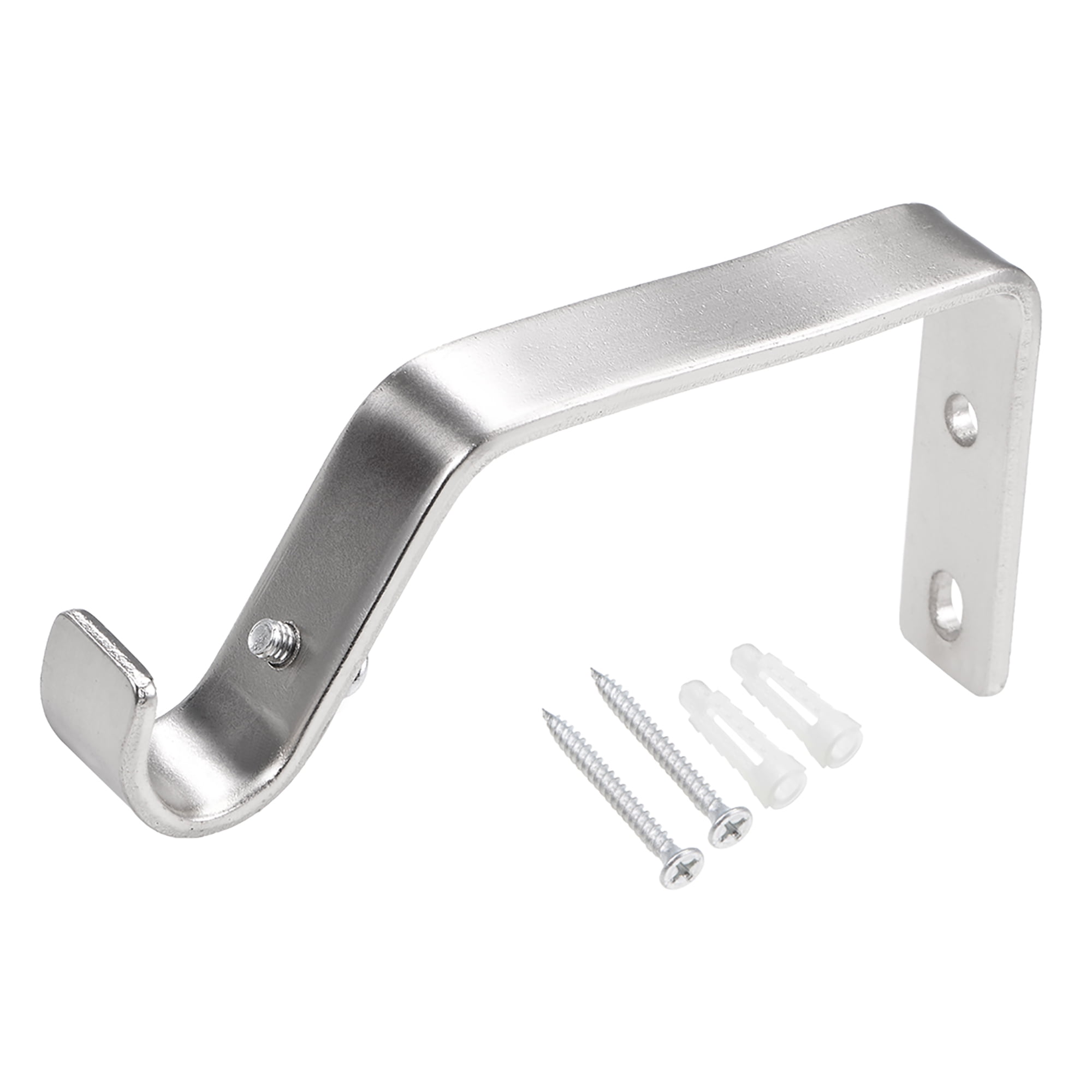 Curtain Rod Bracket, Iron Single Holder Support for 16mm Drapery Rod