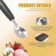 thumbnail image 5 of Double Ended Headed Fruit Icecream Ball Spoon Melon Baller Parisienne Scoop 30mm, 5 of 5