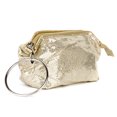 thumbnail image 3 of Maquilje Bolso Lentejues Brilnte Viaje Cartera Fiesta Handbag Oro Sunnimix bolsa de cosméticos, 3 of 8