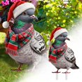 thumbnail image 2 of Navidad Pollo bonito Erizo Conejo 2D Impresión plana Acrílico Tarjeta insertable Estaca insertable Arte Jardín Decoración navideña colorida Adecuada para el jardín navideño 25 cm/9,84 pulgadas D, 2 of 4