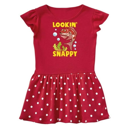 

Inktastic Red Snapper Funny Fish Gift Baby Girl Dress