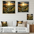 thumbnail image 4 of Designart "Countryside Pastoral Collage IV" Landscapes Floater Framed Canvas Wall Art, 4 of 7