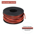 thumbnail image 2 of 2 Conductor Paralelo Silicona Cable 20AWG 20 Calibre Rojo Negro Trenzado Cable Eléctrico Estañado Cobre Carrete 10 m/33 Pies para LED Tira Extensión Cable Cordón, Coche Modelo, 2 of 7