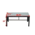 thumbnail image 2 of Brown Rattan Table | Water Resistant Frame | Patio Dining, 2 of 5