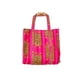 thumbnail image 1 of Bolsa acolchada de algodón reversible hecha a mano multicolor, 1 of 5