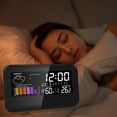 thumbnail image 1 of COFEST Réveil Numérique avec Affichage LCD Température Humidité Écran Snooze Alarme Gestion du Temps Rappel Électronique Noir, 1 of 9