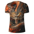 thumbnail image 4 of Wlylongift MenS Summer Animal Workout T Shirt Gym Bodybuilding Short Sleeve Hipster Tee Top, 4 of 5