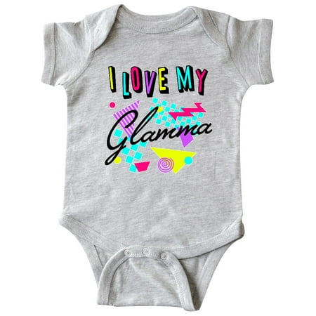 

Inktastic I Love my Glamma- 80s retro style Gift Baby Boy or Baby Girl Bodysuit