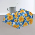 thumbnail image 6 of KLL Ocean Wave Sunflower Ultra Absorbent & Soft Hand Towels for Bath, Hand, Face, Gym and Spa-27.5x16in, 6 of 7
