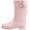Pink, variant on Women's Rain Boots Rubber Buckle Short Garden Wellies Shoes