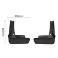 thumbnail image 4 of Royalbelle 4Pcs Car Mud Flaps Splash Guards Mudguards With Screws Set, All-weather Front And Rear Wheel Vehicles Sediment Protection, Compatible For Golf 8 2020-2023, 4 of 7