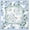 Blue Flroal Hydrangea, variant on Blue Large Hydrangea Floral Mahjong Mat for Table Noise Reduction Non Slip Mahjong Table Mat 31.5x31.5 Inch with Carrying Bag, Suitable for Mahjong, Poker, Board Games, Dominoes, and Card Games