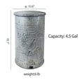 thumbnail image 4 of Vintage Metal Step On Trash Can With Lid 4.5 Gallon Farmhouse Rustic Garbage Can Waste Bin for Kitchen Bathroom Bedroom Porch, 4 of 9