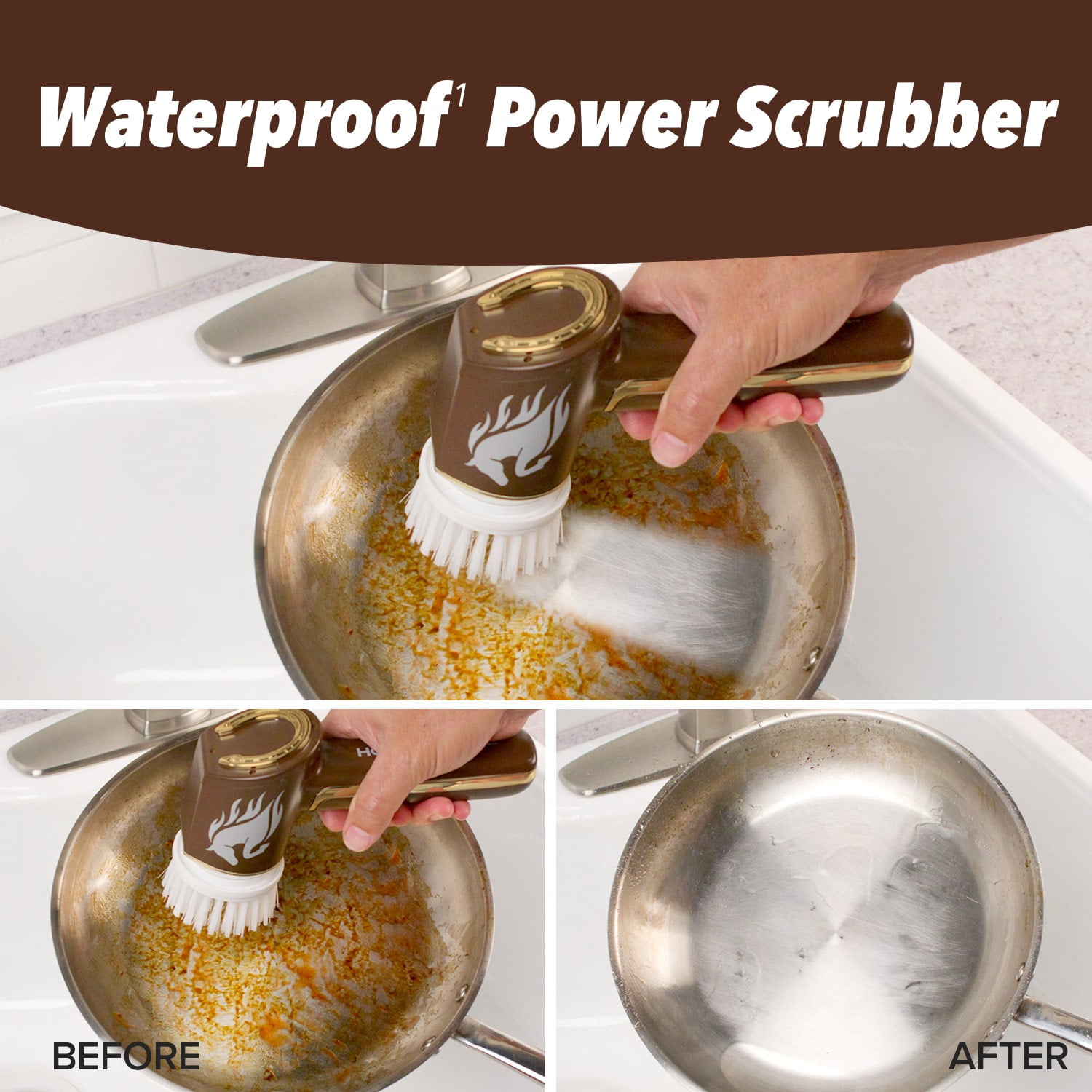 Horsepower Gold As Seen on TV, Handheld Cordless Rechargeable Spinning