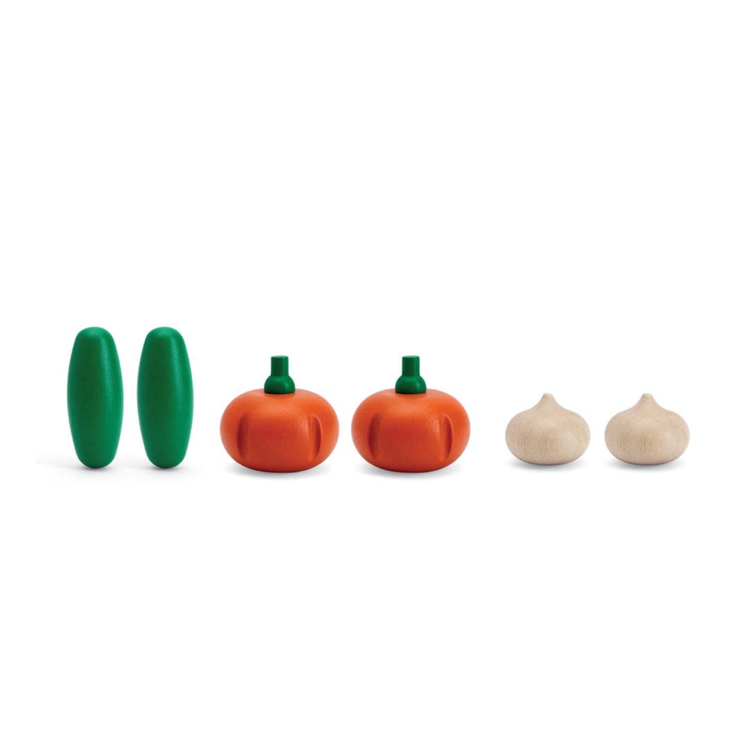 PlanToys Fresh Produce Set E (Cucumbers, Onions Pumpkins)