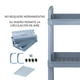 thumbnail image 4 of Carrito Auxiliar Organizador Almacenamiento Multiusos Con 3 Niveles, 4 of 6