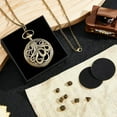 thumbnail image 4 of Set de dados en miniatura para Dungeons & Dragons (D&D), colgante mecánico de bolsillo con forma de pulpo de bronce, incluye 7 dados. Accesorios para juegos de mesa y rol., 4 of 6