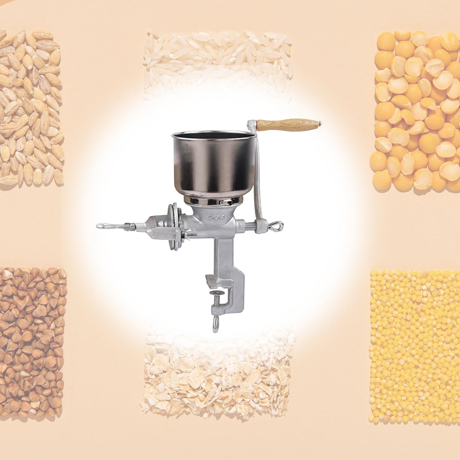 CUTICATE Dry Spice Crank Milling Machine Corn Mill Machine Countertop Clamp Hand Crank Grain Mill Commercial Use Coffee Beans Grinding