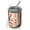 German Shepherd With, variant on 12oz Coffee Tumblers German Shepherd with Pioneer Flower Stainless Steel Vacuum Insulated Travel Tumbler Coffee Cups Mug with Lid and Straw with Cleaning Brush for Cold & Hot Drinks
