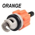 thumbnail image 1 of Paddle Board Air Valve Air Nozzle Adapter Car Pump Inflatable Adapter Orange, 1 of 9