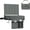 Grey, variant on Stadium Seat for Bleachers with Back Support, Portable Bleacher Seat with Wide Comfy Padded Cushion, Metal Hook, Folding Stadium Chair with Shoulder Strap, Carry Handle, Cup Holder