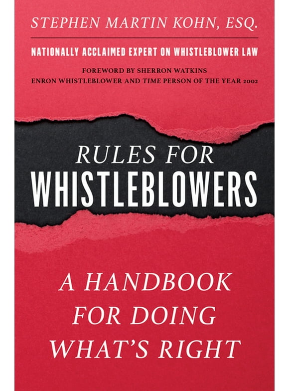 Rules for Whistleblowers : A Handbook for Doing What's Right (Paperback)