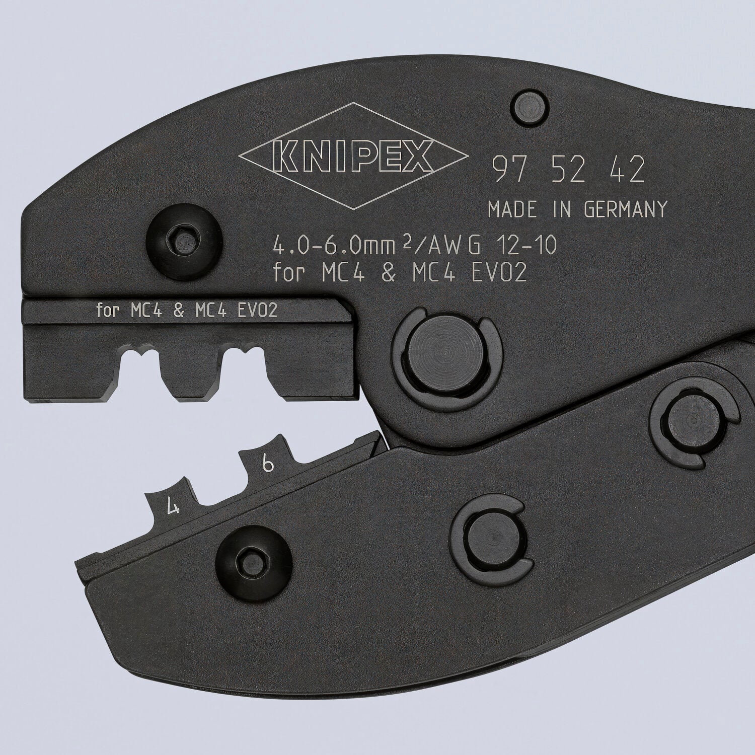 KNIPEX 8 1/2" KNIPEX PreciForce&reg; Crimping Pliers For MC4/MC4 EVO 2