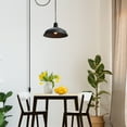 thumbnail image 2 of Globe Electric 1-Light Matte Back Plug-in Pendant Light with Matte Black Shade, 2 of 7