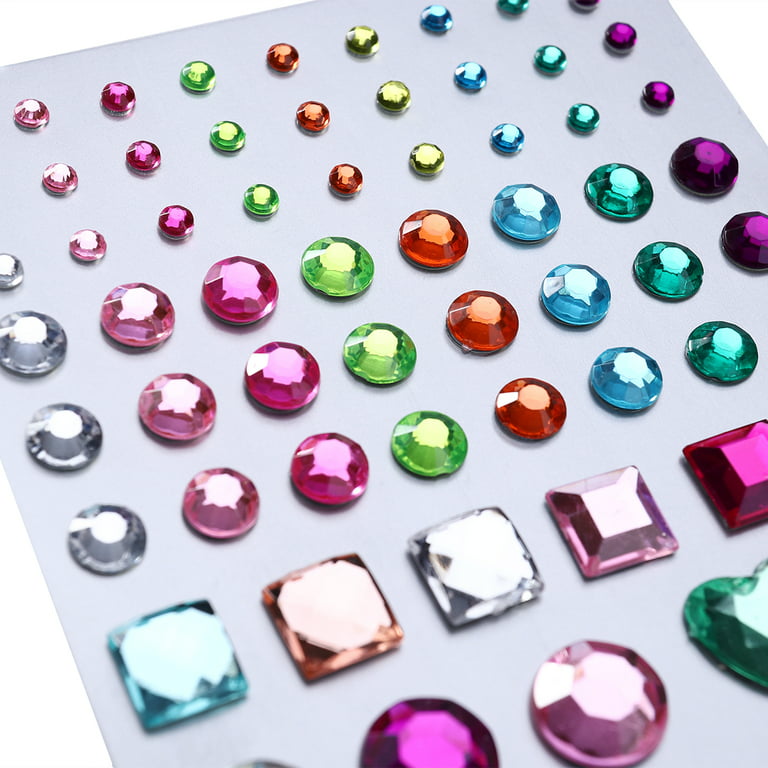 400Pcs rhinestone jewels sticker Gems Stickers Self Adhesive Gems Diy  Crafts
