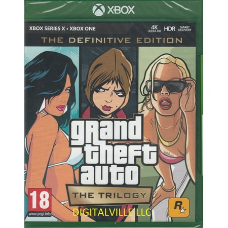 Grand Theft Auto Trilogy Xbox One and Series X Definitive GTA Brand New Sealed