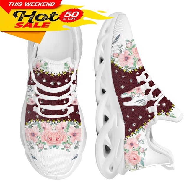 Zapatos planos con estampado de dibujos animados para mujer, zapatillas informales de malla transpirable, cómodas para el trabajo