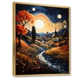 thumbnail image 2 of Designart "Farmhouse Farmstead Enchantment painting" Landscape & Nature Floater Framed Wall Decor, 2 of 7