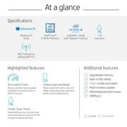 HP Pavilion Desktop Tower, Intel Core i3-8100, Intel UHD Graphics 630, 1TB HDD + 16GB Intel Optane memory, 4GB SDRAM, DVD, Mouse and Keyboard, Ash Silver, 590-p0033w