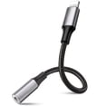 thumbnail image 2 of 2Pcs Headphones Adapter For IPhone Audio Adapter Cable To 3.5mm Jack Adapter Aux Audio Accessories Headset Splitter Adaptor, 2 of 4