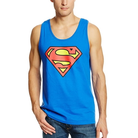Man Front Tank - Superman Classic Logo Tank Top