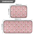 thumbnail image 3 of 2-Piece Kitchen Mat Set Non Slip Washable Floor Mats Decorative Rugs for Kitchen Sink Laundry Ice Cream Pattern with Striped, 3 of 7